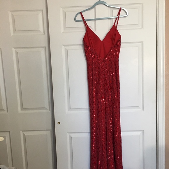 ✨SALE ✨ May Queen Couture Sequin Pattern Dress - Picture 11 of 15